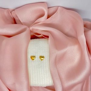 Minimalism Earrings - 18K Gold Plated - Small Mini Heart